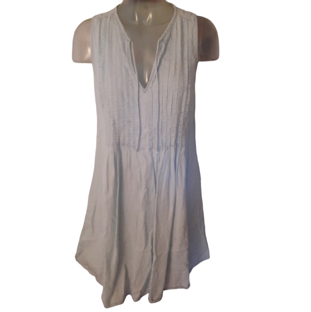 Flowy denim dress